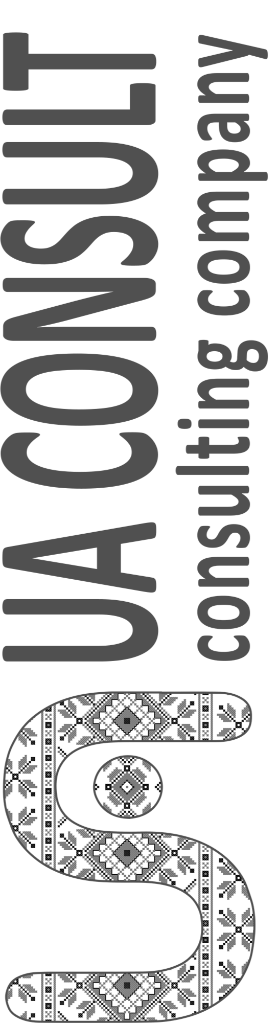 UA Consult Black&White logo